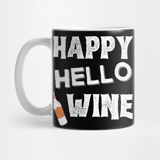 Happy Hallowine. Halloween Costume for Wine Lover. by That Cheeky Tee
